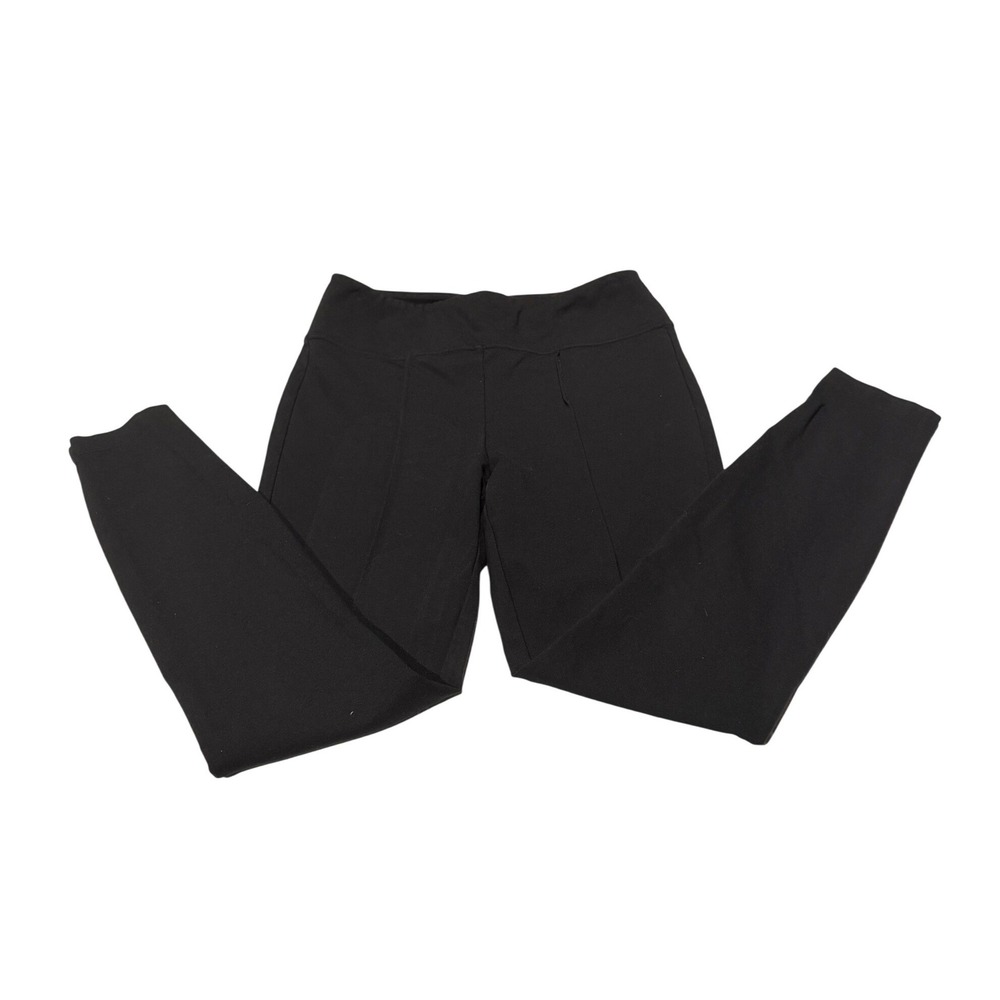 Nine West Womens Black Pintuck Front Pull On Leggings Dress‎ Pants Size M